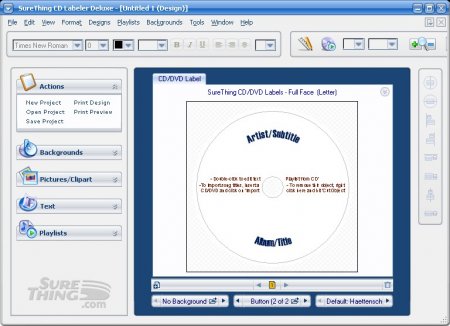 CD/DVD Labeler LightScribe Deluxe 5.0.581.0