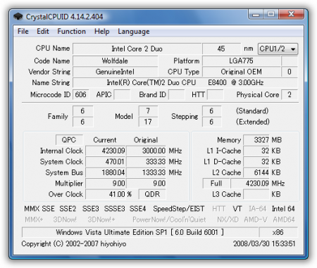 CrystalCPUID 4.15.2.451 x86/x64