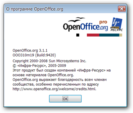 OpenOffice.org 3.1.1 Pro Rus Portable