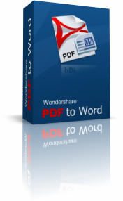 Wondershare PDF to Word 