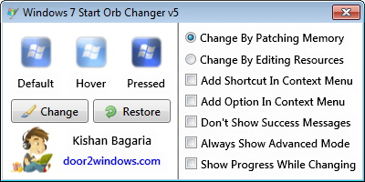 Windows 7 Start Orb Changer 5.0 Eng