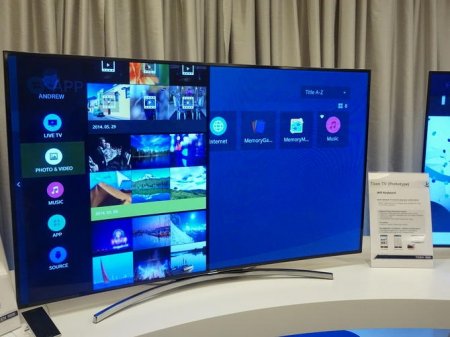 Samsung покажет на CES 2015 «умные» телевизоры на базе Tizen